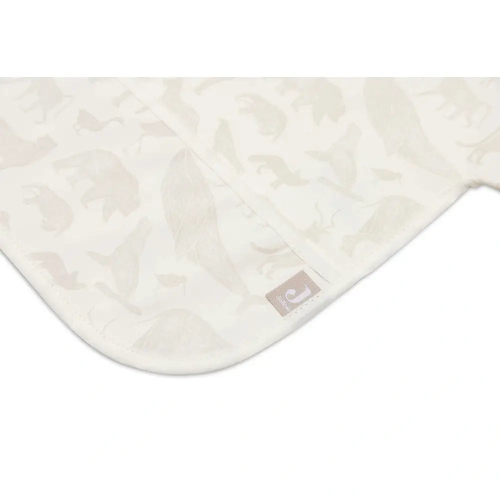 Waterproof Slabbetje Met Lange Mouwen - Animals - Nougat