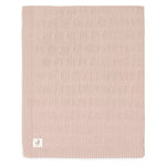 Deken Wieg 75x100cm Grain Knit wild rose/velvet