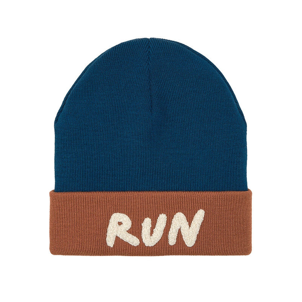 Lässig Beanie Muts Little Gang Run - Brown / Blue