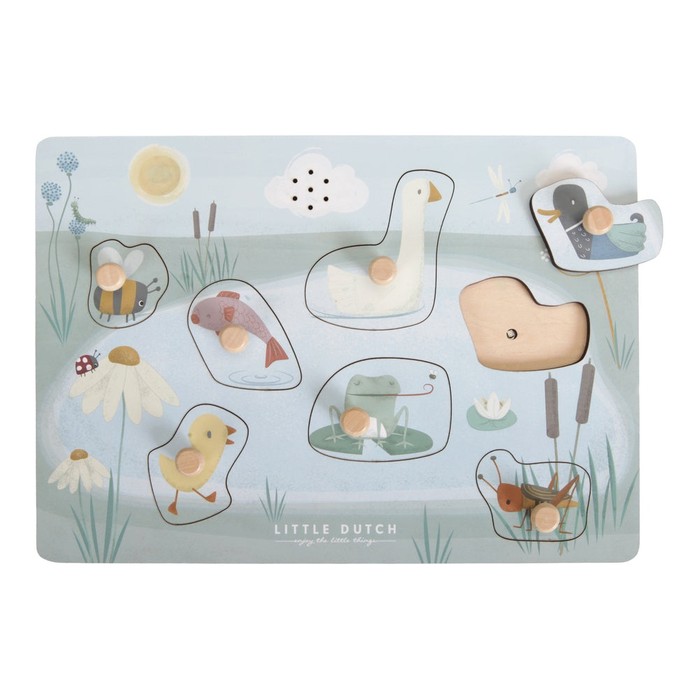 Little Dutch Houten Geluidenpuzzel Little Goose