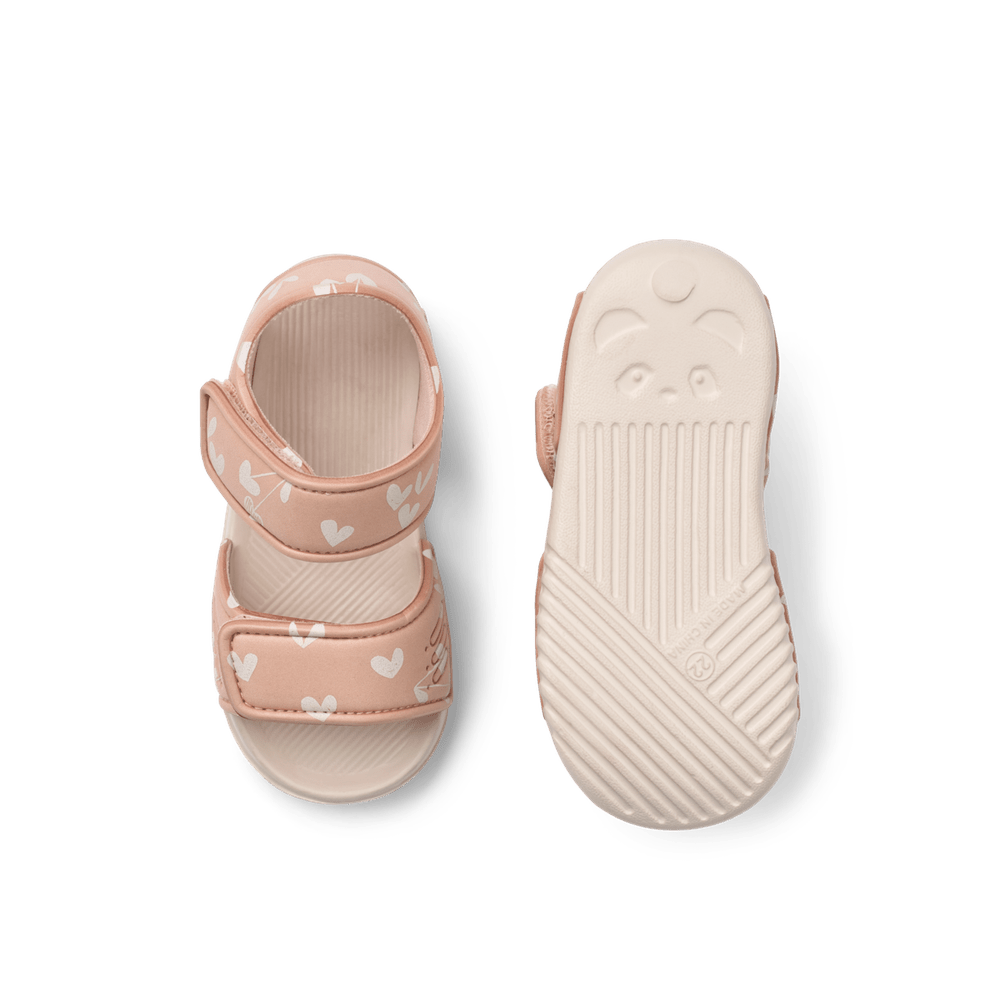 Liewood Blumer Bedrukte Sandalen Voor Kinderen - Sweethearts / Pale Tuscany