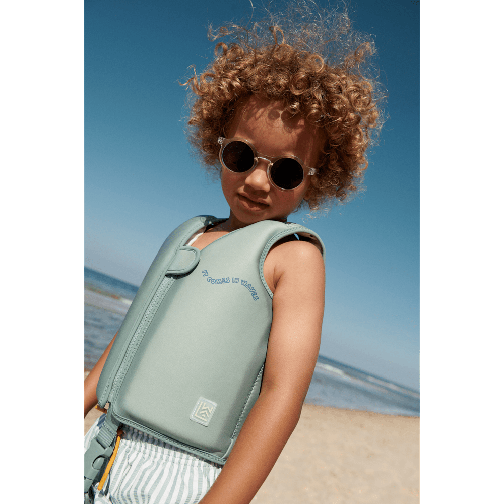 Liewood Zwemvest Voor Kinderen Dove It Comes In Waves / Peppermint
