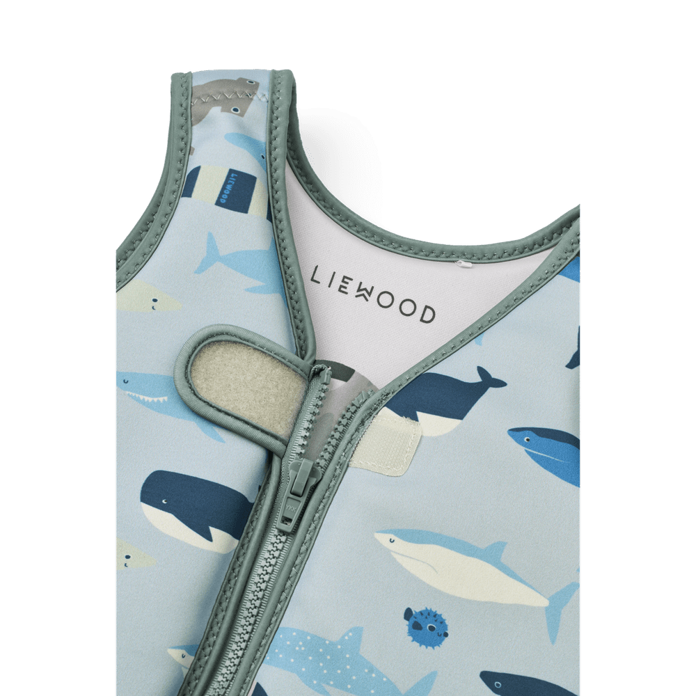 Liewood Dove Zwemvest Voor Kinderen - Shark / Dove Blue
