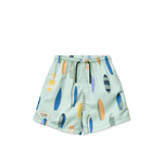Liewood Duke Bedrukte Boardshort / Zwemshort Voor Kinderen - Boards / Light Peppermint