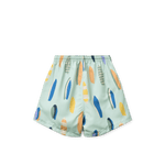 Liewood Duke Bedrukte Boardshort / Zwemshort Voor Kinderen - Boards / Light Peppermint