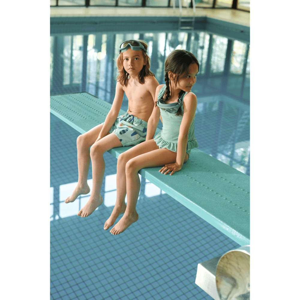 Liewood Duke Bedrukte Boardshort / Zwemshort Voor Kinderen - Boards / Light Peppermint