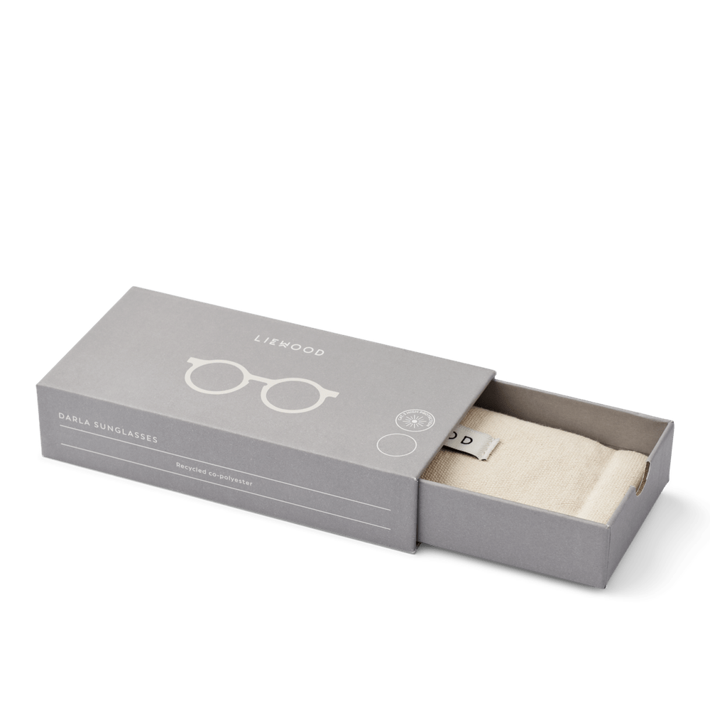 Liewood Darla Zonnebril Voor Kinderen 4-10 Jaar - Whale Blue Transparent