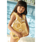 Liewood Dove Zwemvest Voor Kinderen Met Ruches - Flower / Lemon Yellow