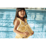 Liewood Dove Zwemvest Voor Kinderen Met Ruches - Flower / Lemon Yellow