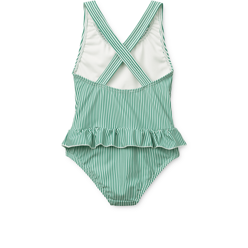 Liewood Amara Gestreept Badpak Voor Kinderen - Bright Garden / Creme De La Creme