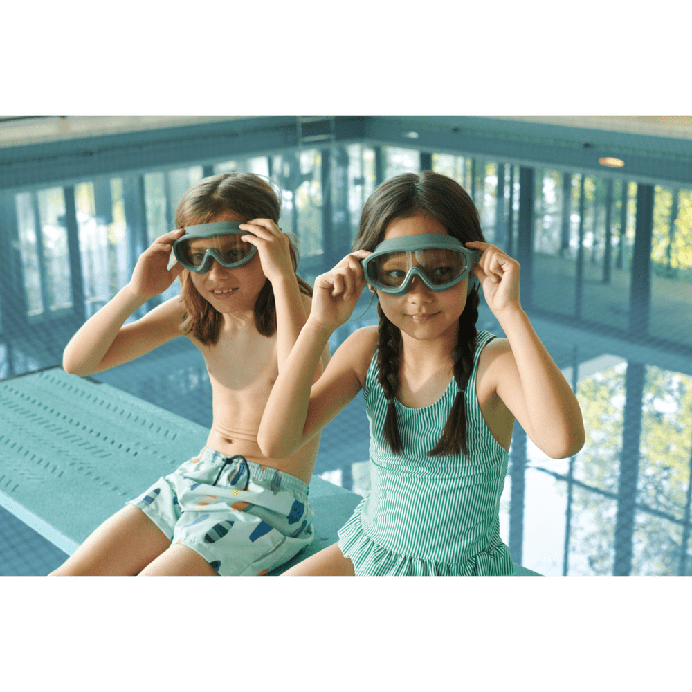 Liewood Amara Gestreept Badpak Voor Kinderen - Bright Garden / Creme De La Creme