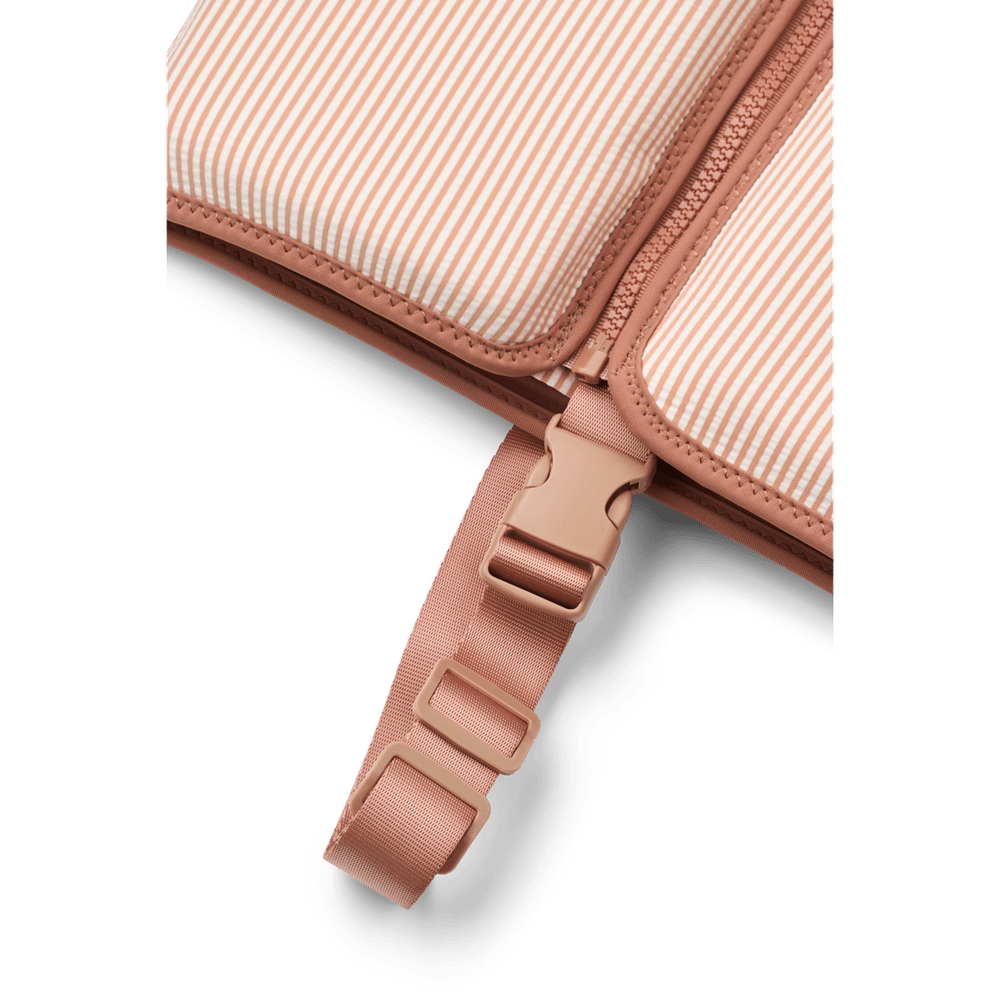 Liewood Dove Seersucker Zwemvest Voor Kinderen - Y/D Stripe Pale Tuscany / Creme De La Creme