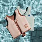 Liewood Dove Seersucker Zwemvest Voor Kinderen - Peppermint / Sandy