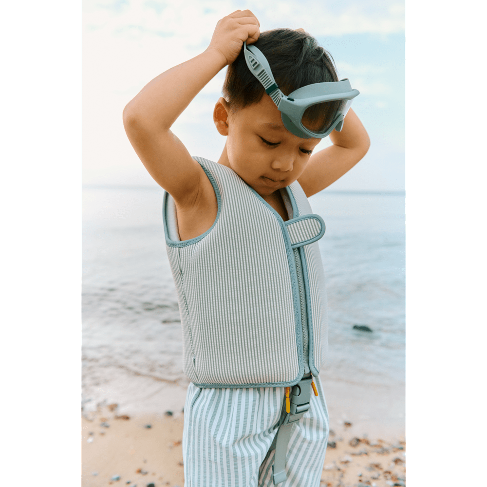 Liewood Dove Seersucker Zwemvest Voor Kinderen - Peppermint / Sandy