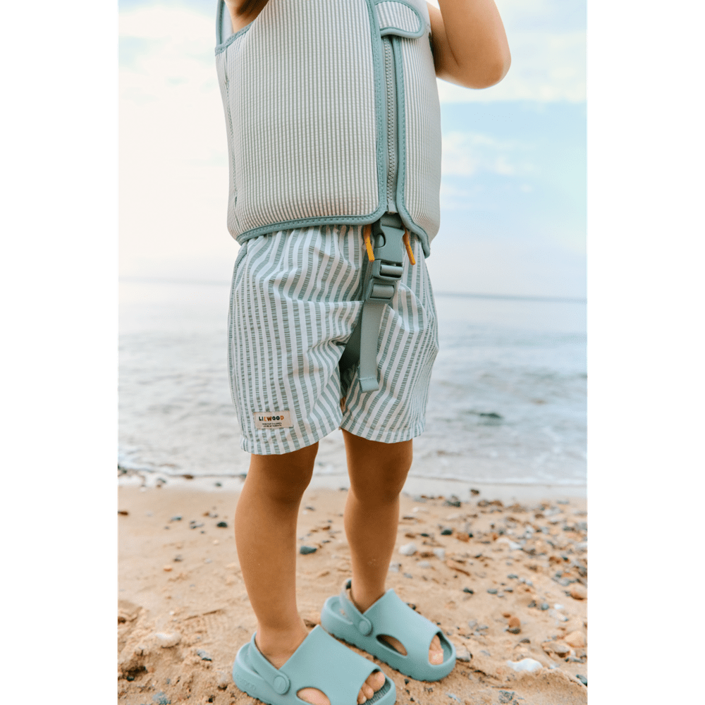 Liewood Dove Seersucker Zwemvest Voor Kinderen - Peppermint / Sandy