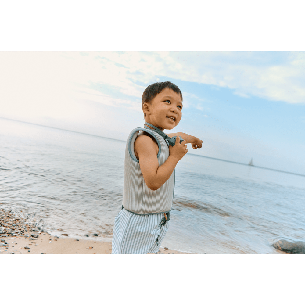 Liewood Dove Seersucker Zwemvest Voor Kinderen - Peppermint / Sandy