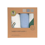 Kopie van Hydrofiele Doek 3 pack 85x85cm - Happy Rascals Lavender