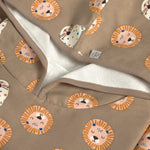 Lässig Beach Poncho - Wild Cats/Choco