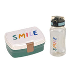 Lunchset Lunchbox & Drinkfles Little Gang - Smile Milky/Ocean Green