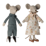 Maileg Grandma And Grandpa Mice In Cigarbox