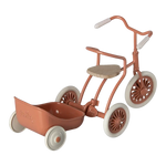 Maileg | Miniatuur Tricycle Hanger - Coral - Muis