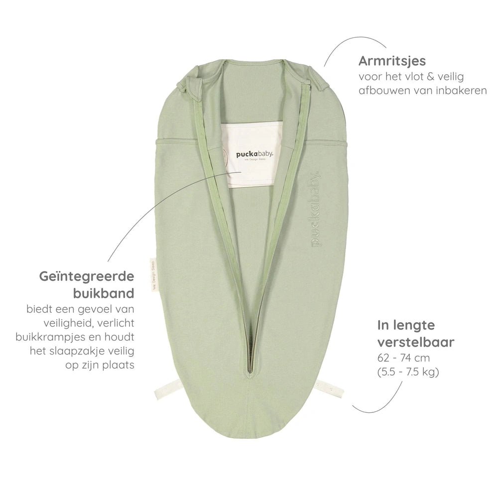 Puckababy Mini - Olive - 3-6m