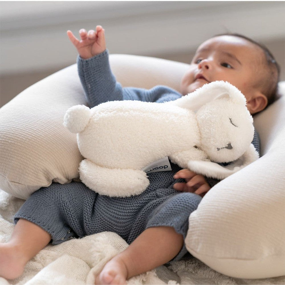Doomoo Snoogy Pittenkussen Voor Baby's - Konijn Milky