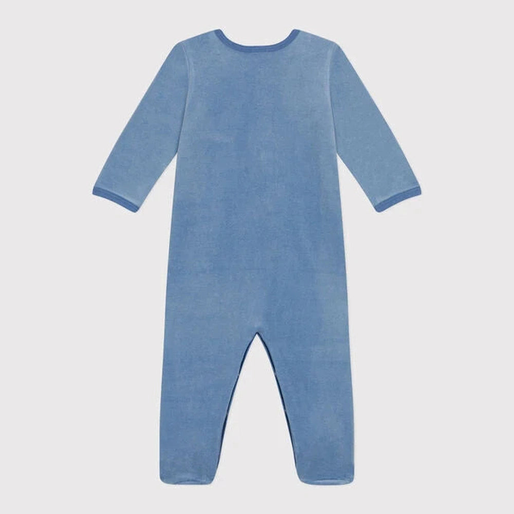 Petit Bateau | Pyjama in hemelsblauw Velours