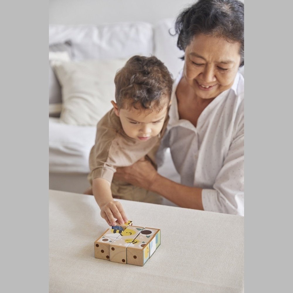 Plantoys Animal Puzzle Cubes