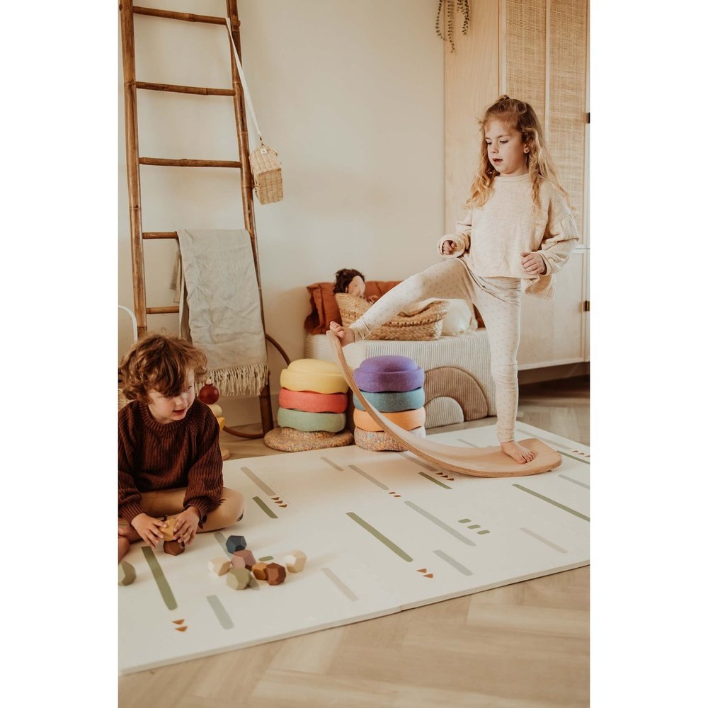 Play&Go Speeltapijt Puzzel - Eevaa 2In1 Puzzelmat/Opbergbox - Farm | Foam