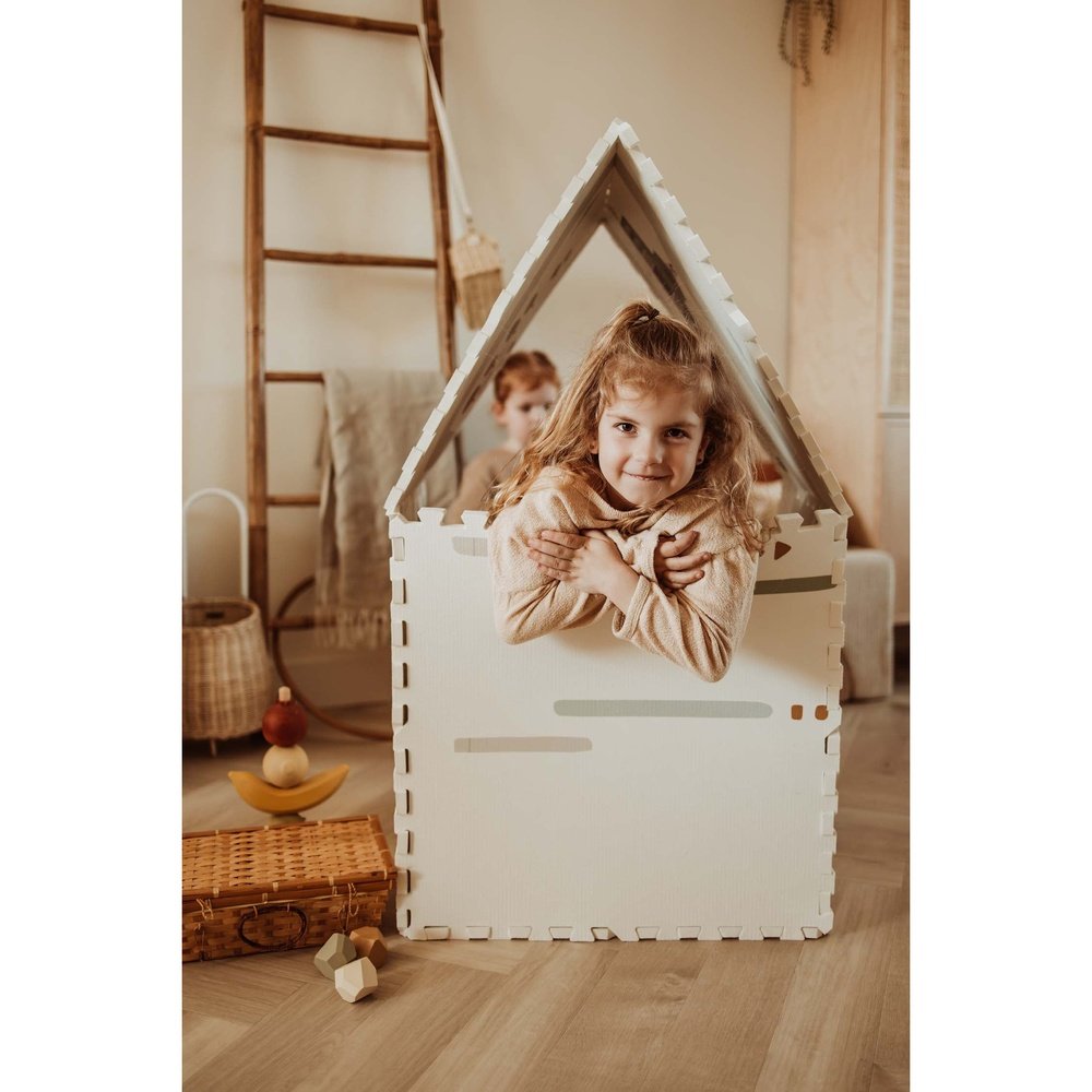 Play&Go Speeltapijt Puzzel - Eevaa 2In1 Puzzelmat/Opbergbox - Farm | Foam
