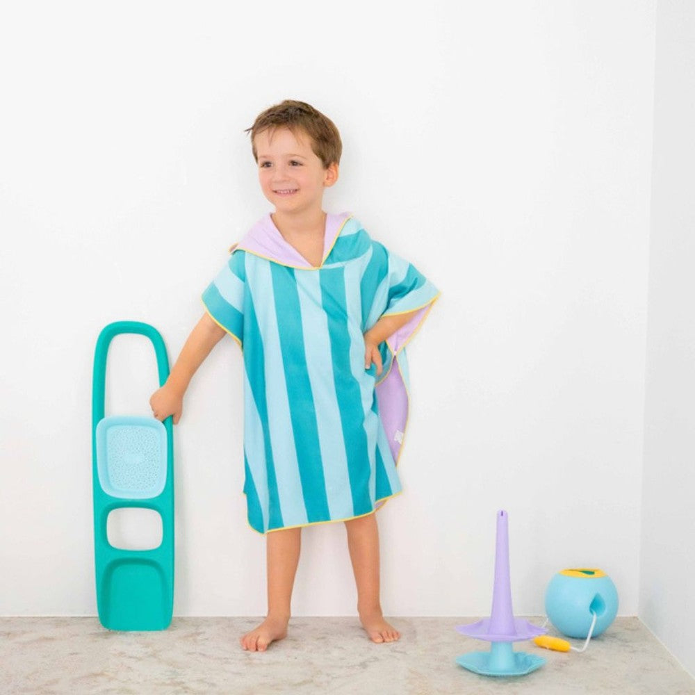 Quut - Poncho Hoodie - 60x60 - Lagoon