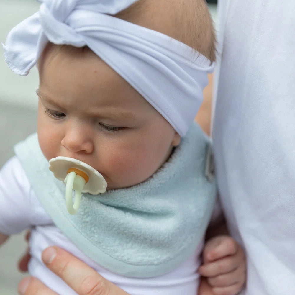 Timboo Bandana Slabbetje Dubbele Laag - Riviera Blue