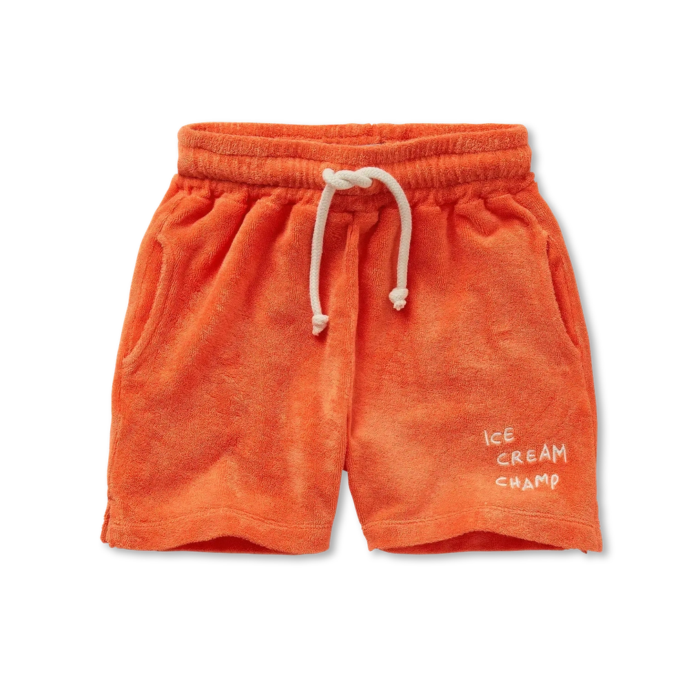 Sproet en Sprout Terry Shorts Orange Sprint
