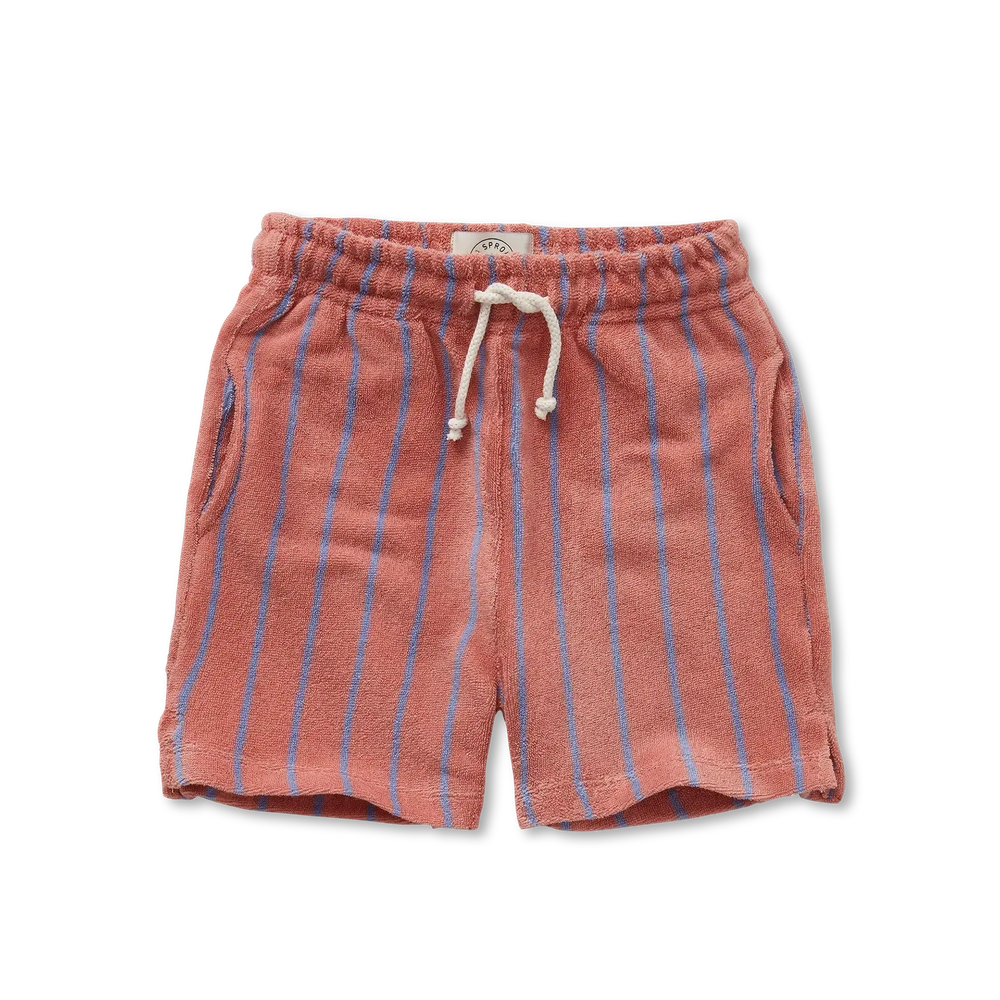Sproet en Sprout Terry Shorts Smalle Strepen