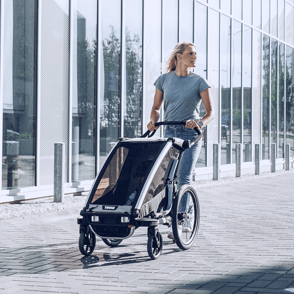 Thule Chariot Lite Double - Dubbelzits Multisport-Fietstrailer - Agave Groen