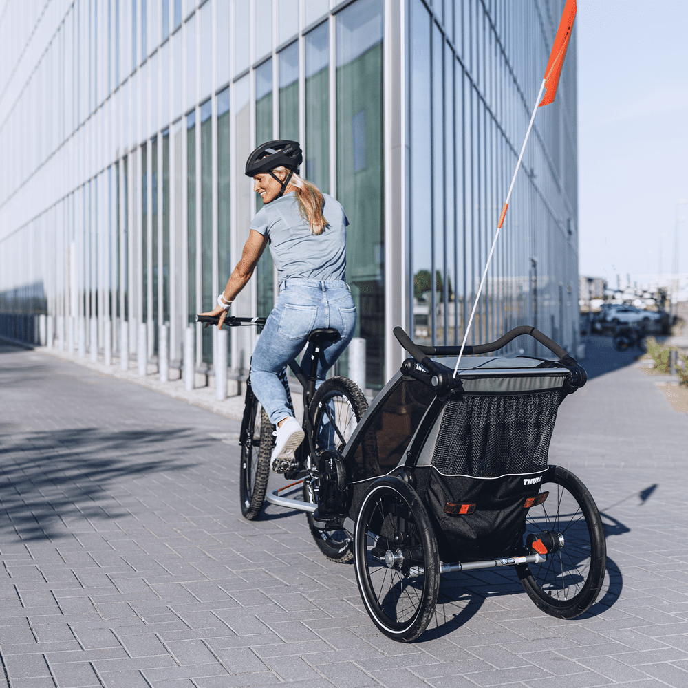 Thule Chariot Lite Double - Dubbelzits Multisport-Fietstrailer - Agave Groen