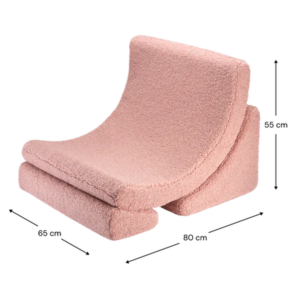 Wigiwama Ligzetel - Moon Chair - Guava Pink