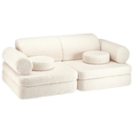 Wigiwama Zetel Set - Cream White Settee