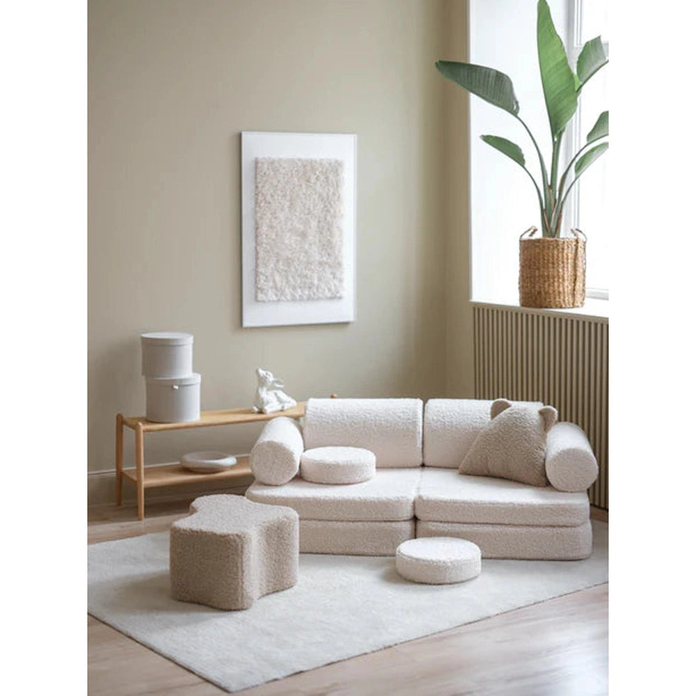 Wigiwama Zetel Set - Cream White Settee