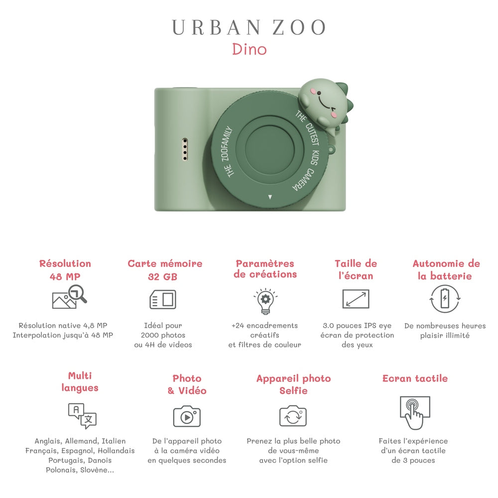 The Zoofamily Urban Zoo - Dino | Kindercamera