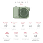 The Zoofamily Zoo Print - Dino | Kindercamera Met Instant Printing