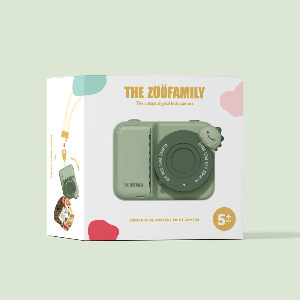 The Zoofamily Zoo Print - Dino | Kindercamera Met Instant Printing