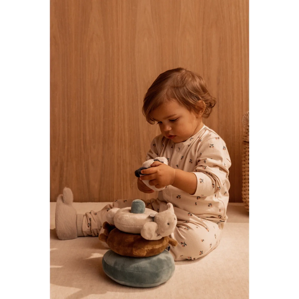 Liewood Beth Bear Plush Slipper - Mist