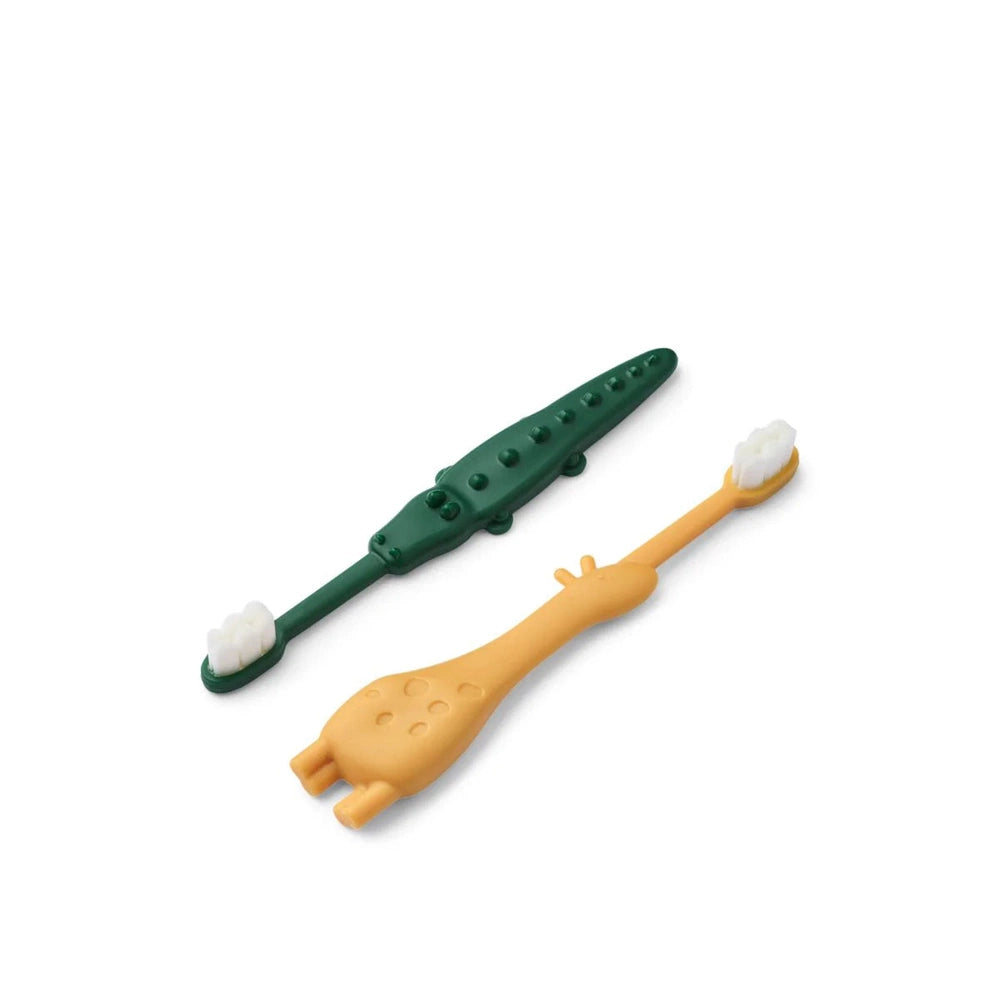 Liewood Peutertandenborstel Fabio All Together - Yellow Mellow / Green Garden