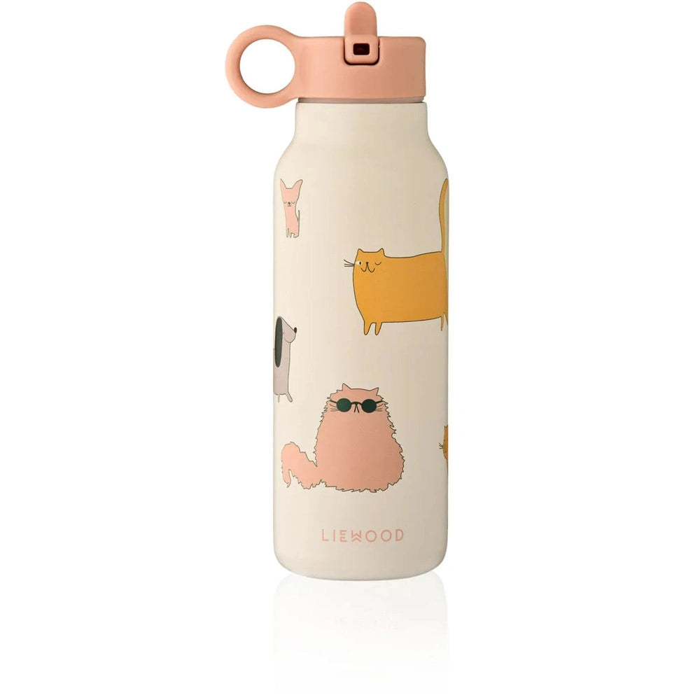 Liewood Drinkfles 350Ml - Falk - Cats and Dogs / Sandy