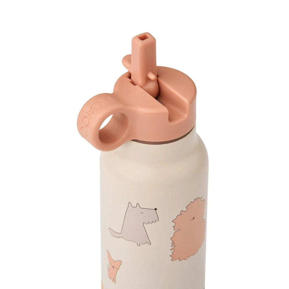 Liewood Drinkfles 350Ml - Falk - Cats and Dogs / Sandy