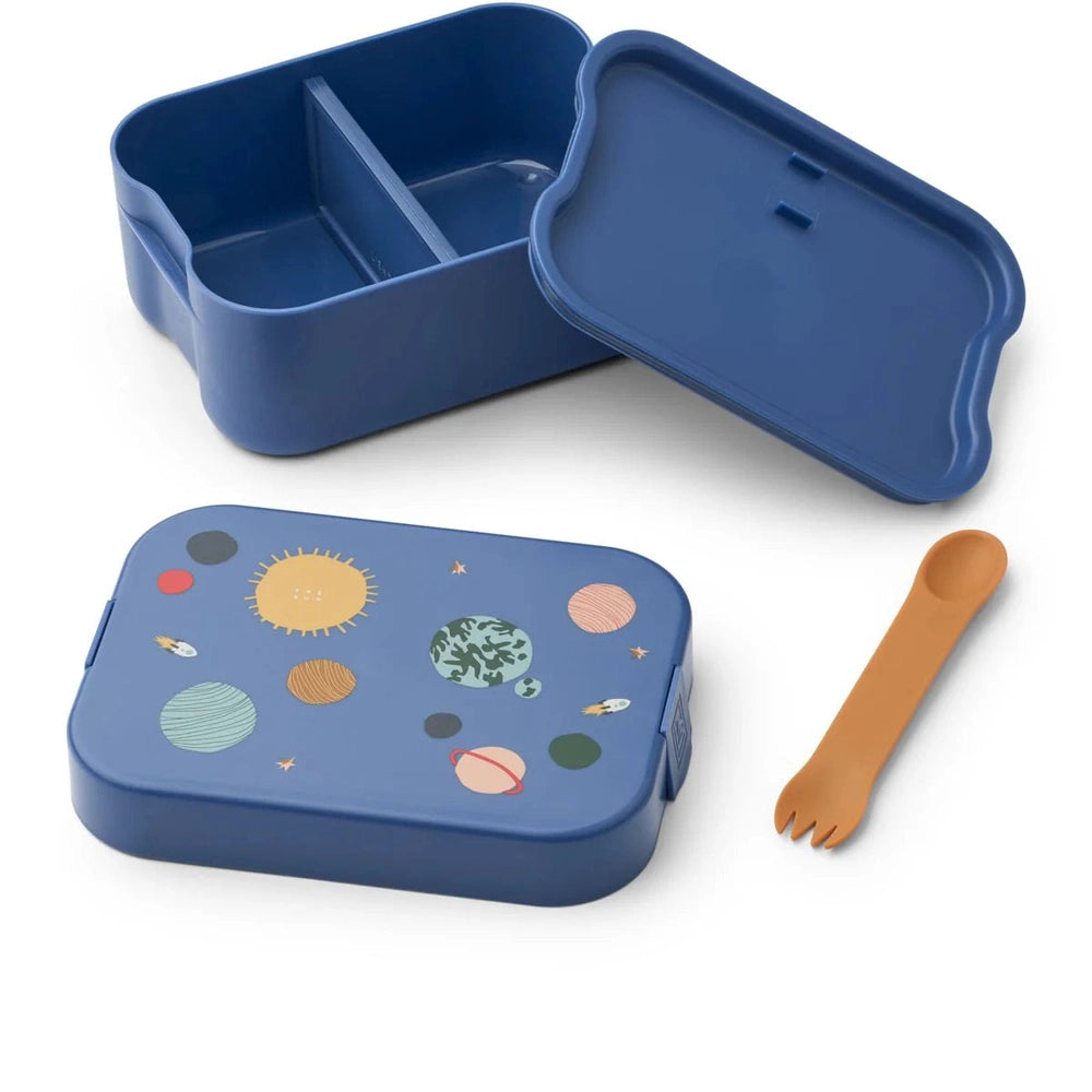 Liewood Kamil Broodtrommel / Lunchbox - Universe / Classic Navy