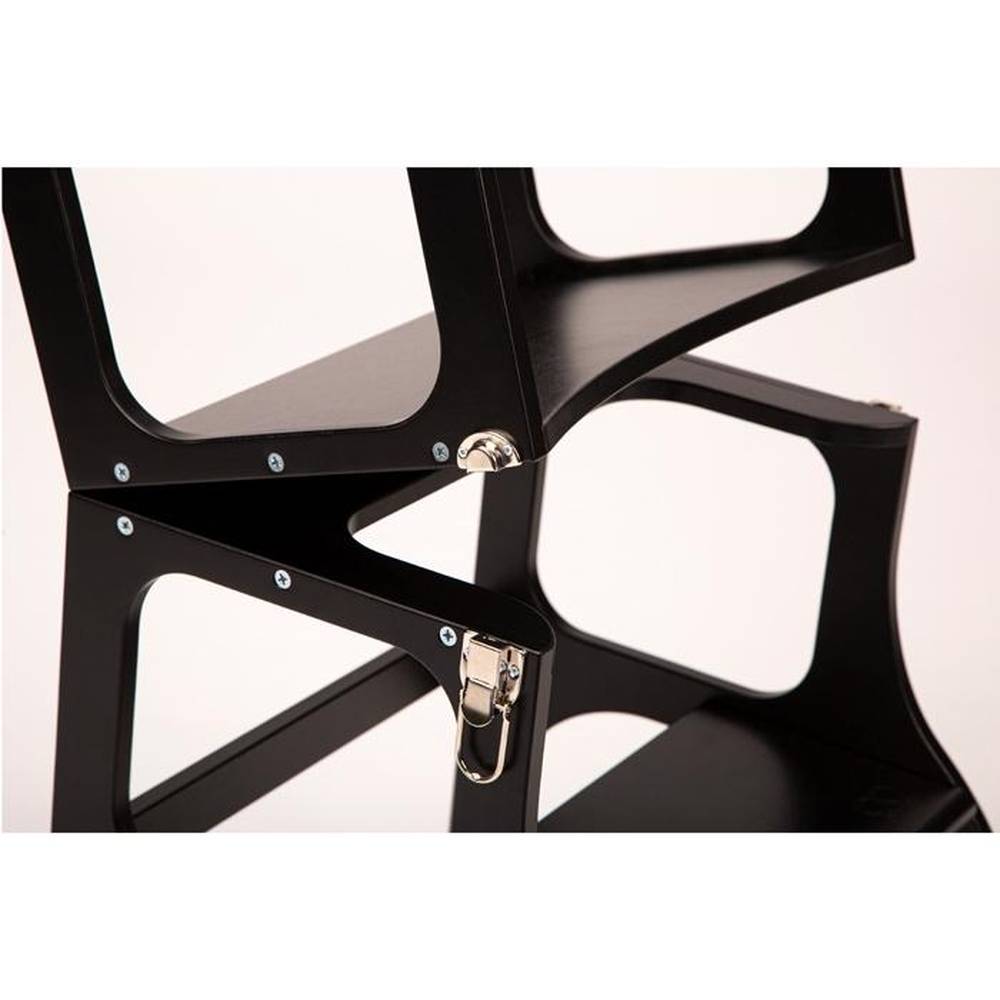Ette Tete Step N' SIT Montessori Leertoren / Verhoogje - Black / Silver