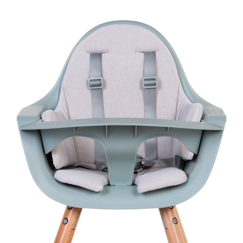 Childhome Evolu Stoelkussen - Tricot - Pastel Muis Grijs